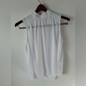 Cloth & Stone Anthropologie Women’s Liana Blouse Career Wear Mock Neck Size S